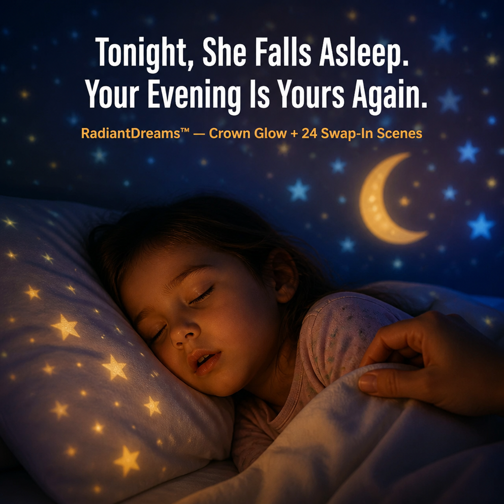RadiantDreams™ — Put an End to Bedtime Struggles With 24 Sky and Ocean Projection Scenes