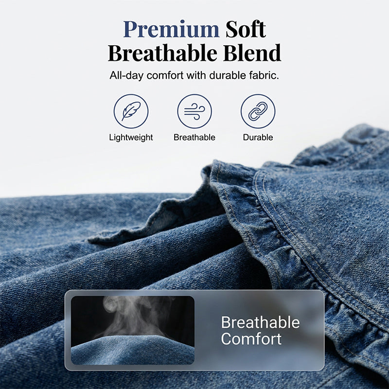 Denim Freedom Jacket™ — Effortless Style That Frees Your Body and Boosts Your Confidence