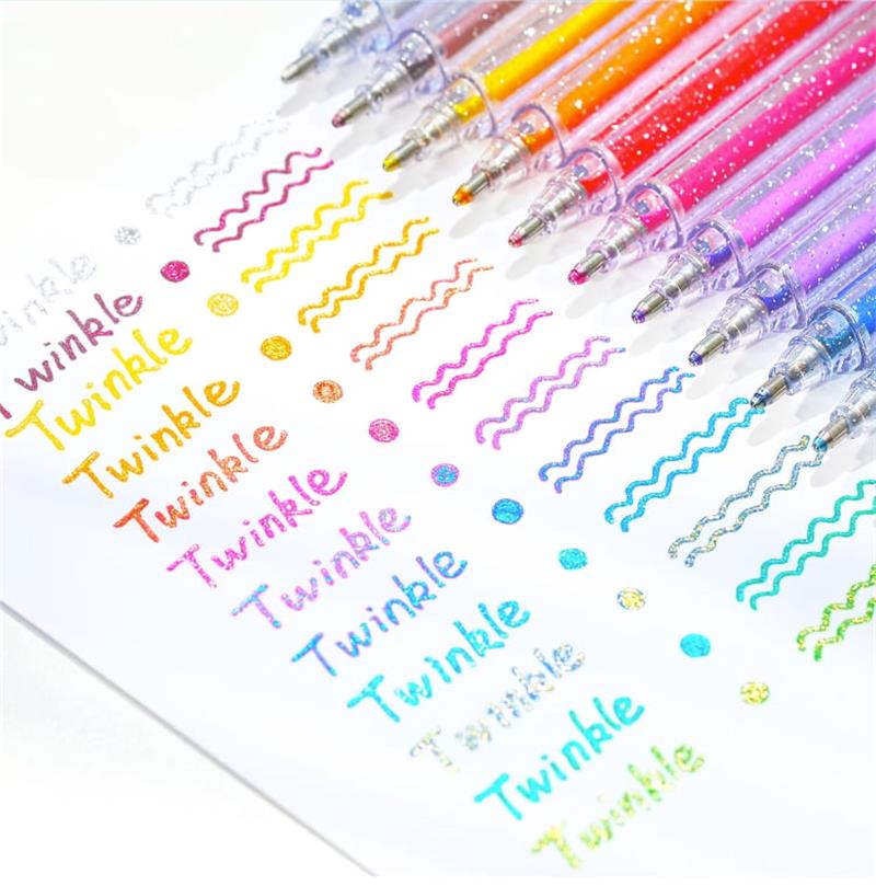 LumaFlick™ Glitter Gel Pens — Ignite Your Creativity with Smudge-Proof Sparkle That Lasts