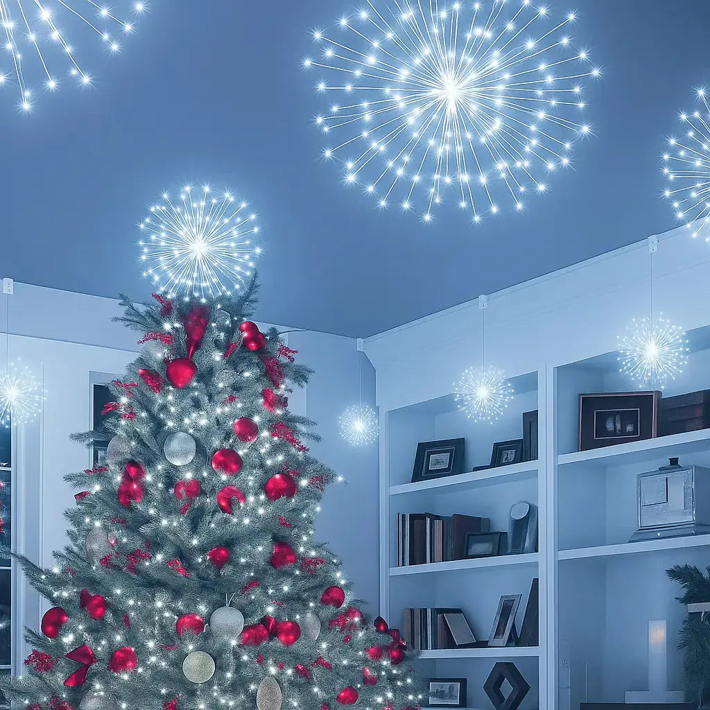 Starburst String Lights Set of 3 — Turns Your Space into a Stunning Light Display