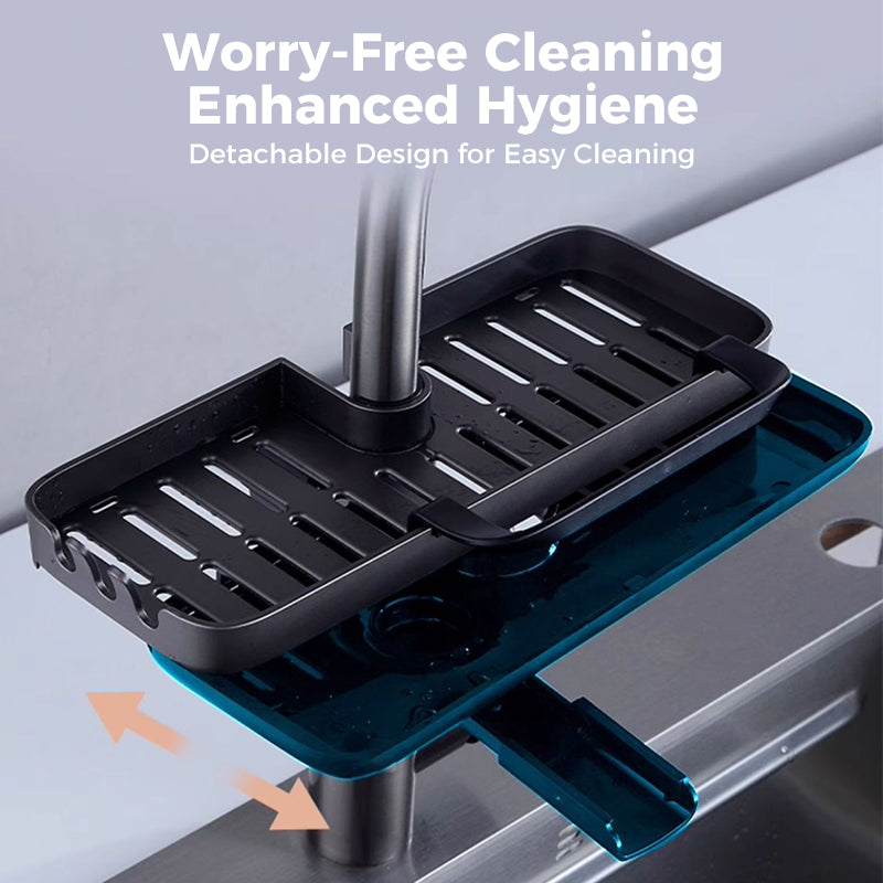Sink Rack | Accelerates Sponge and Brush Drying | Clamp-On Mount | SinkSmart