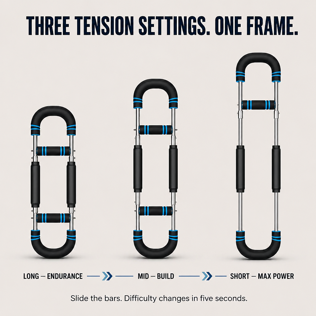 IronVibe™ Adjustable Twister — Tone Stronger Arms, Chest & Back in Just 10 Minutes