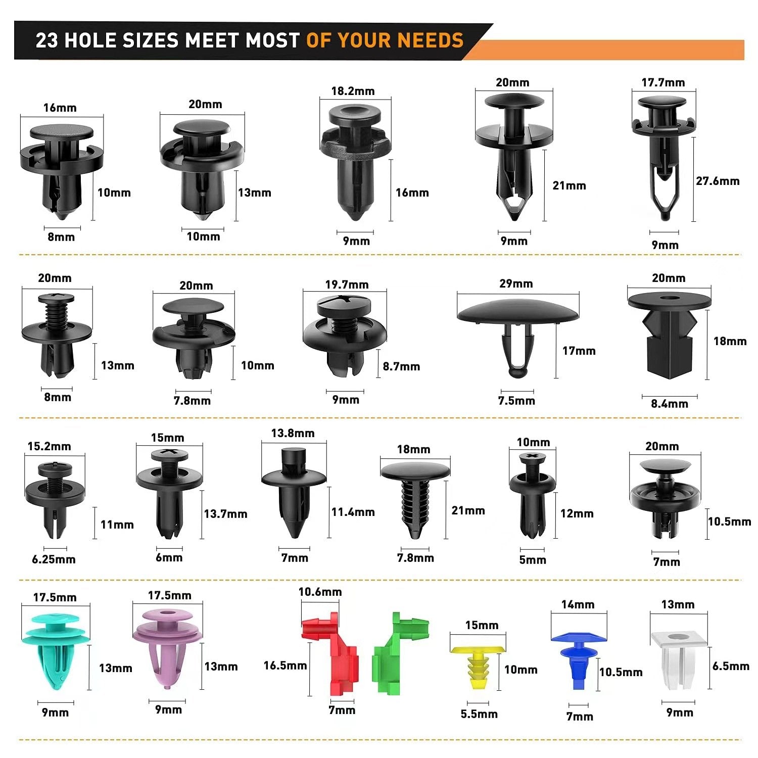 GripTight™ Car Clip Kit — Lock Your Panels Tight and Drive with Confidence