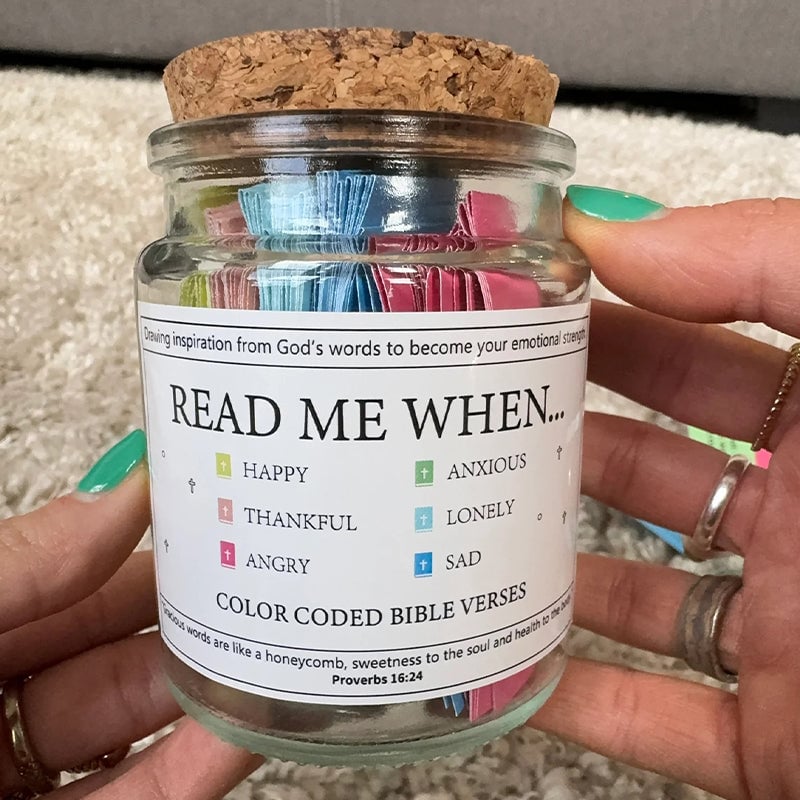 LumaFaith™ Verse Jar — Daily Sparks of Courage & Calm to Light Your Soul