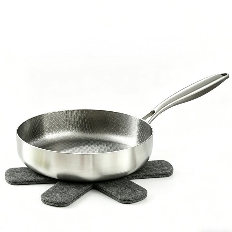 Durable Frying Pan for Induction and Gas Cooking Appliances