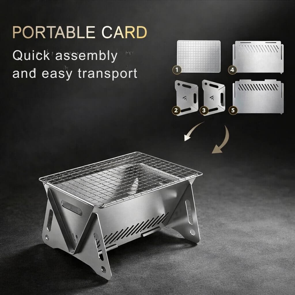 Charcoal BBQ | Quick Setup | Robust Design | OutdoorFlamme