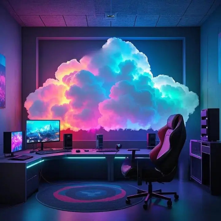 Cloud-Shaped LED Wall Light