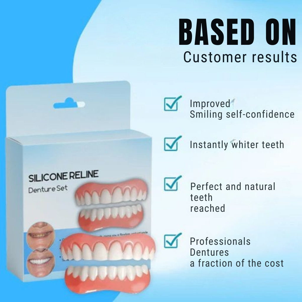 SilqGuard™ — Enjoy Every Smile with a Secure, Pain-Free Denture Fit That Feels Like Magic