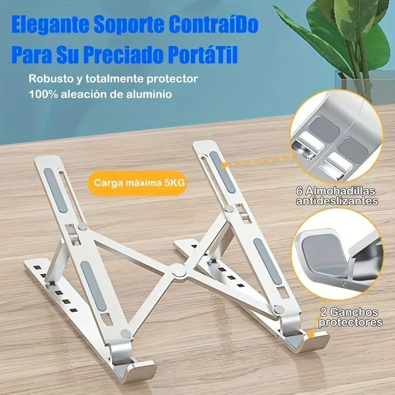 Versatile Aluminum Laptop Elevation Stand for Comfort