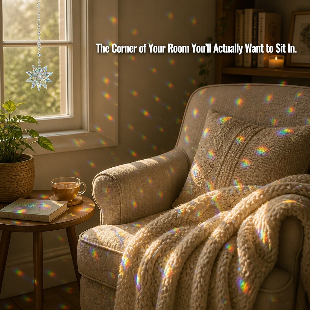 LumiAura™ — Transform Any Window Into a Daily Spectrum Light Display