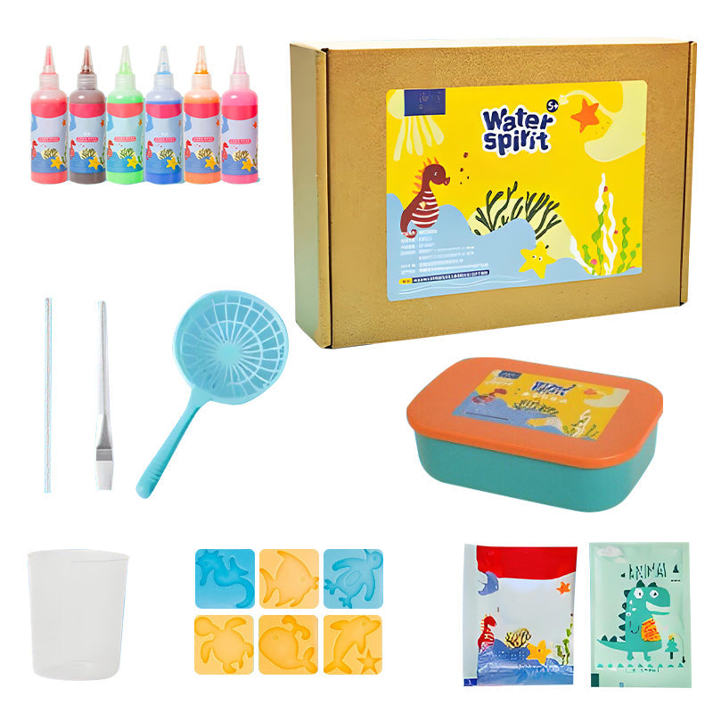 Creative Kids Craft Set with 3D Water Beads for Fun Play