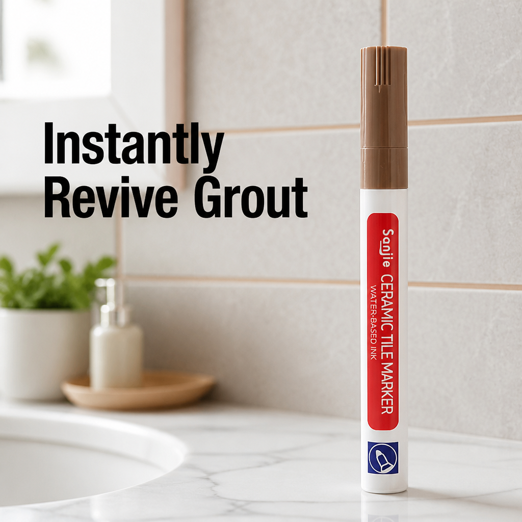 PureSeal™ Grout Renewal Pen — Instantly Revive Grout and Lock Out Mold for a Spotless, Proud Home