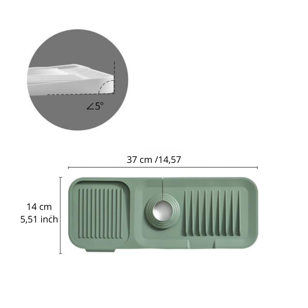AquaShield™ Silicone Drying Mat — Keep Counters Spotless and Dry Without Lifting a Finger