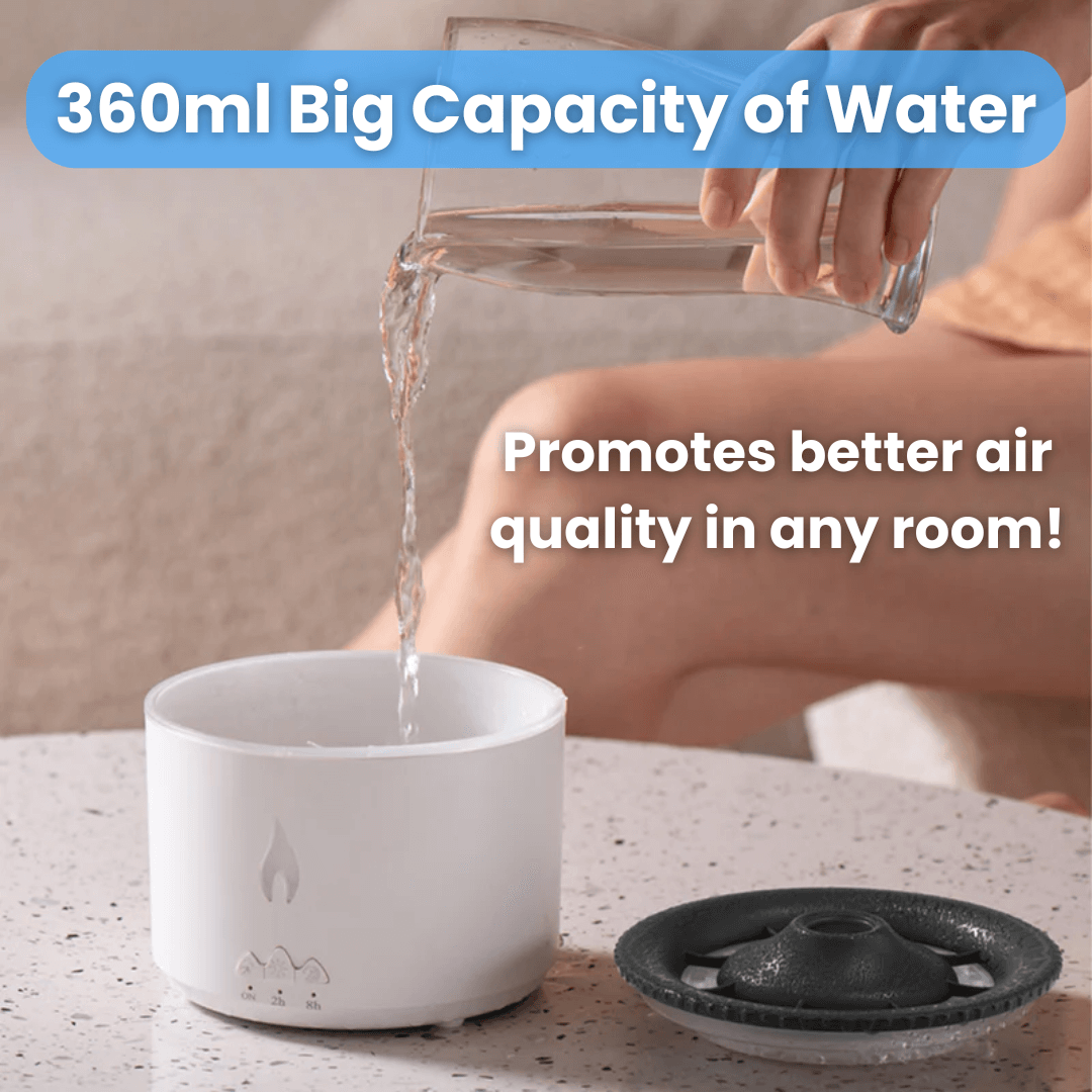 VelaAura™ Volcano Diffuser — Transform Your Space into a Peaceful, Stress-Free Oasis