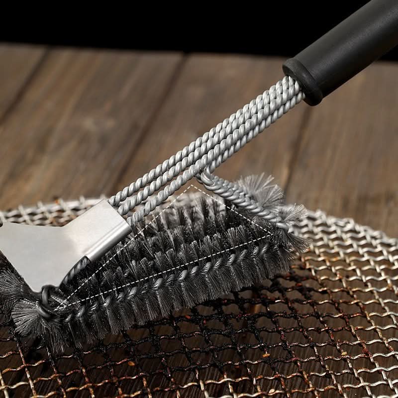 Outdoor Cooking Tool Set - Heavy-Duty Grill Brush