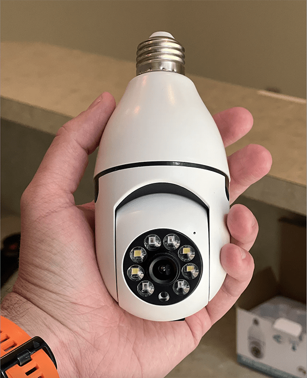 CCTV Security Camera | 360° Panoramic View | Full HD Night Vision | BulbCam360