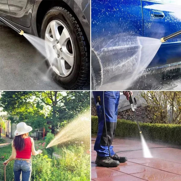 Cleaning Accessory | High-Pressure Water Stream | Adjustable Nozzle | Aqualynx