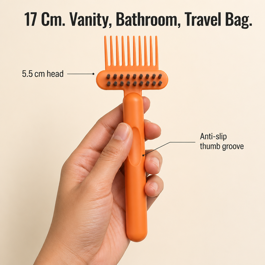 BrushVibe™ — Detangle Knots and Scrub Away Grime from Every Brush