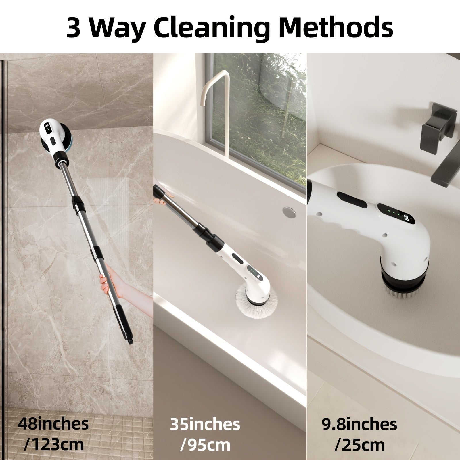 SparkClean - 9-in-1 Electric Cleaning Brush Toolkit for Home & Auto