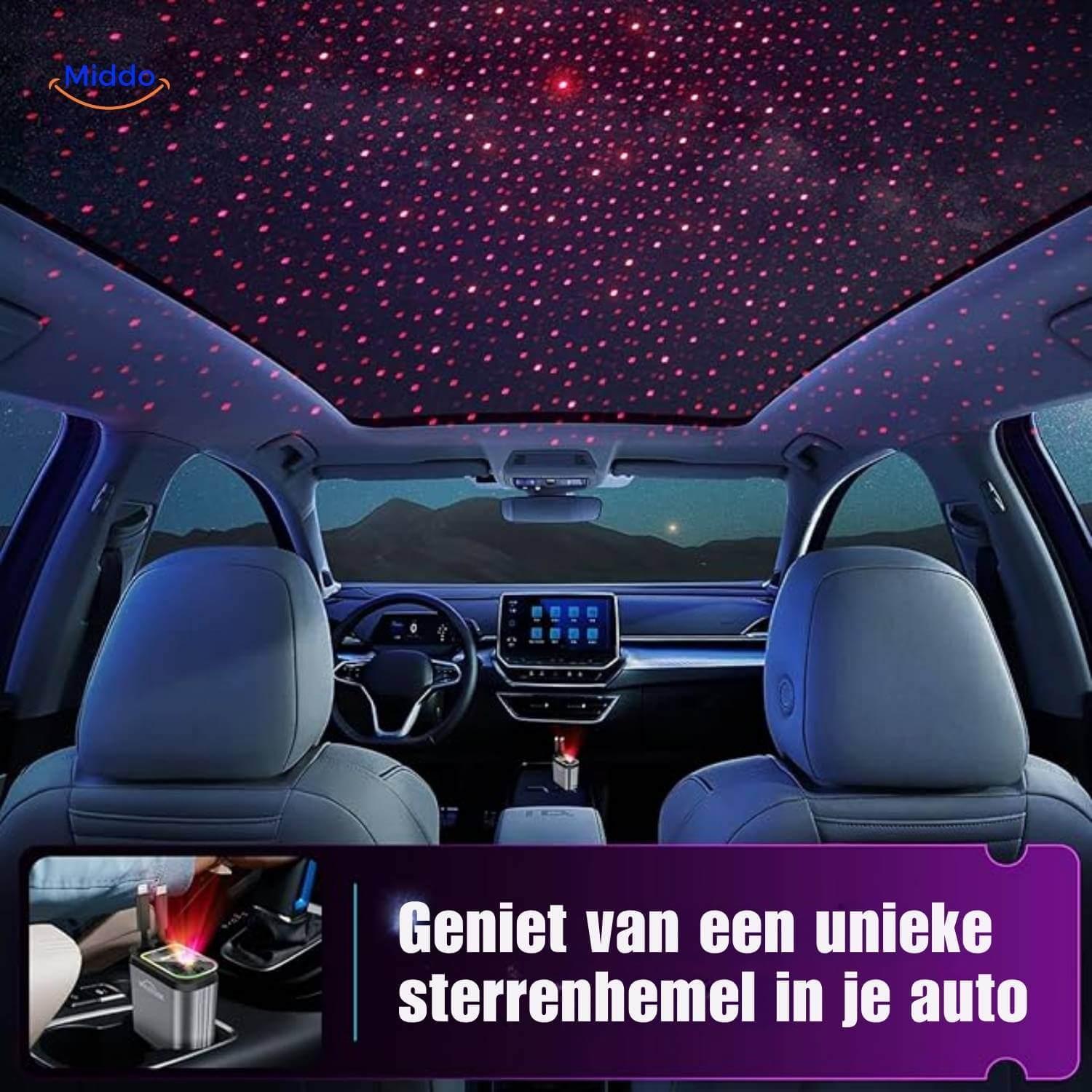 VoltAura™ — Power Up Four Devices Quickly & Illuminate Your Night Journey Sky
