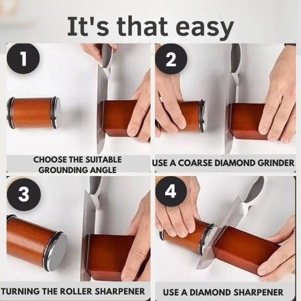 Knife Sharpening | Rolling Edge Sharpener | Fast & Precise Sharpening | Blade Power