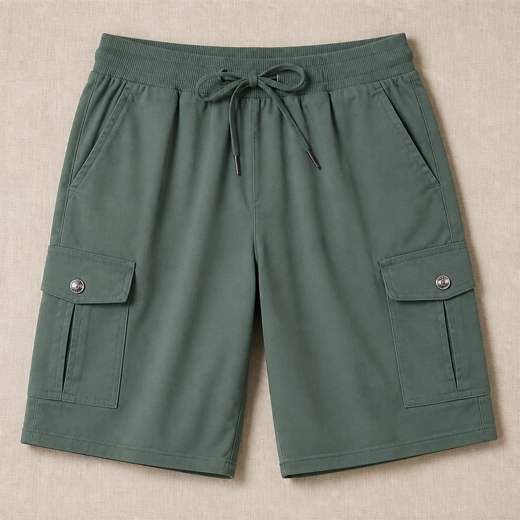 VentureLux™ – Bermuda Cargo Shorts with UPF 50 and Quick-Dry Fabric