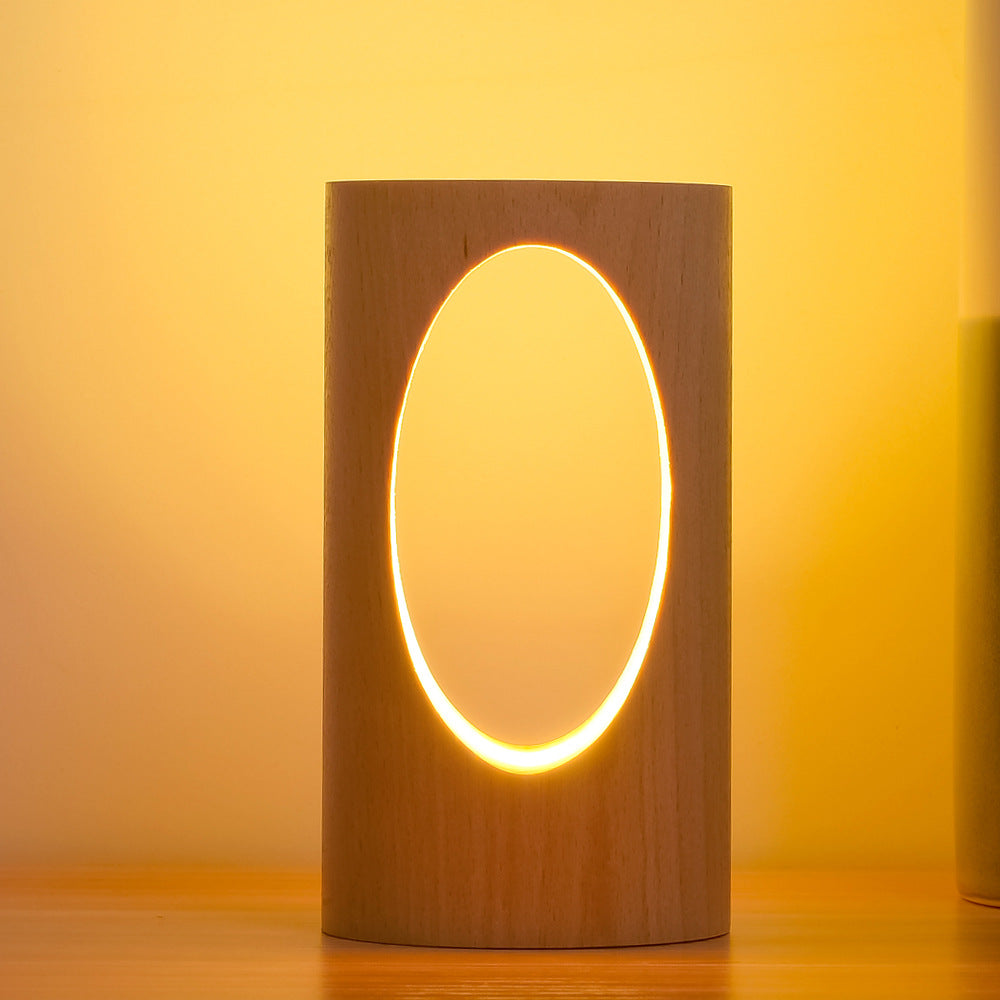 LED Wooden Desk Lamp