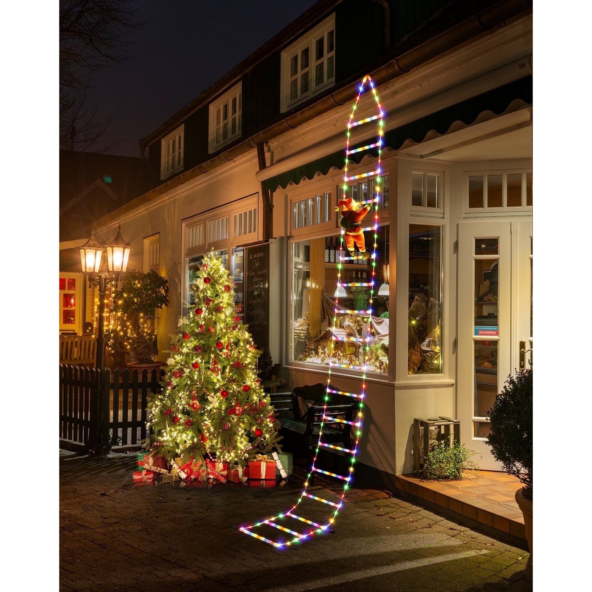 ClimBeams™ LED Santa Ladder Lights — Light Up Your Holidays with Magical, Smile-Worthy Cheer