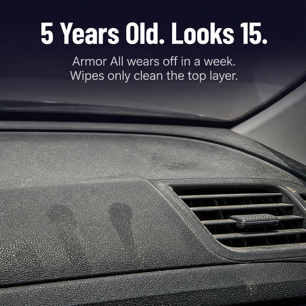 RadianceRide™ — Restore Faded Plastic, Cracked Leather & Dusty Dash to Freshness