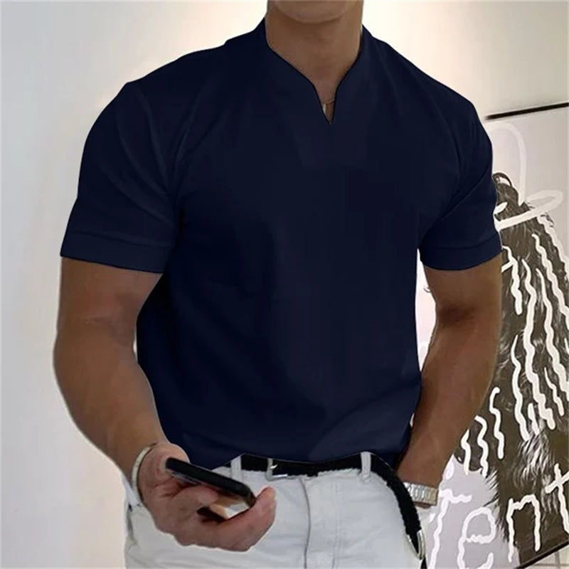 ValorVibe™ Men’s Business Casual V-Neck — Look Razor-Sharp and Feel Unstoppable All Day