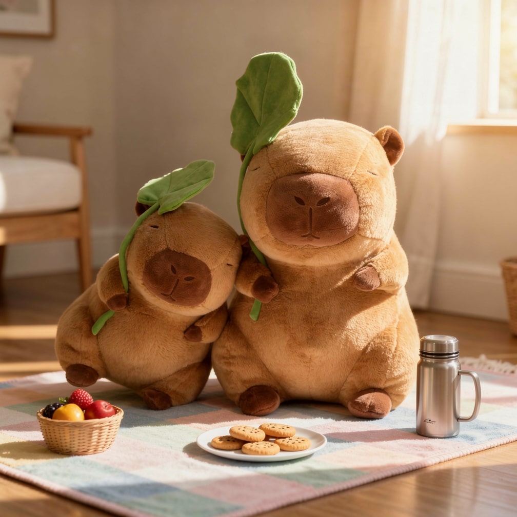 CuddleBuddy Capybara Plush Toy for All Ages
