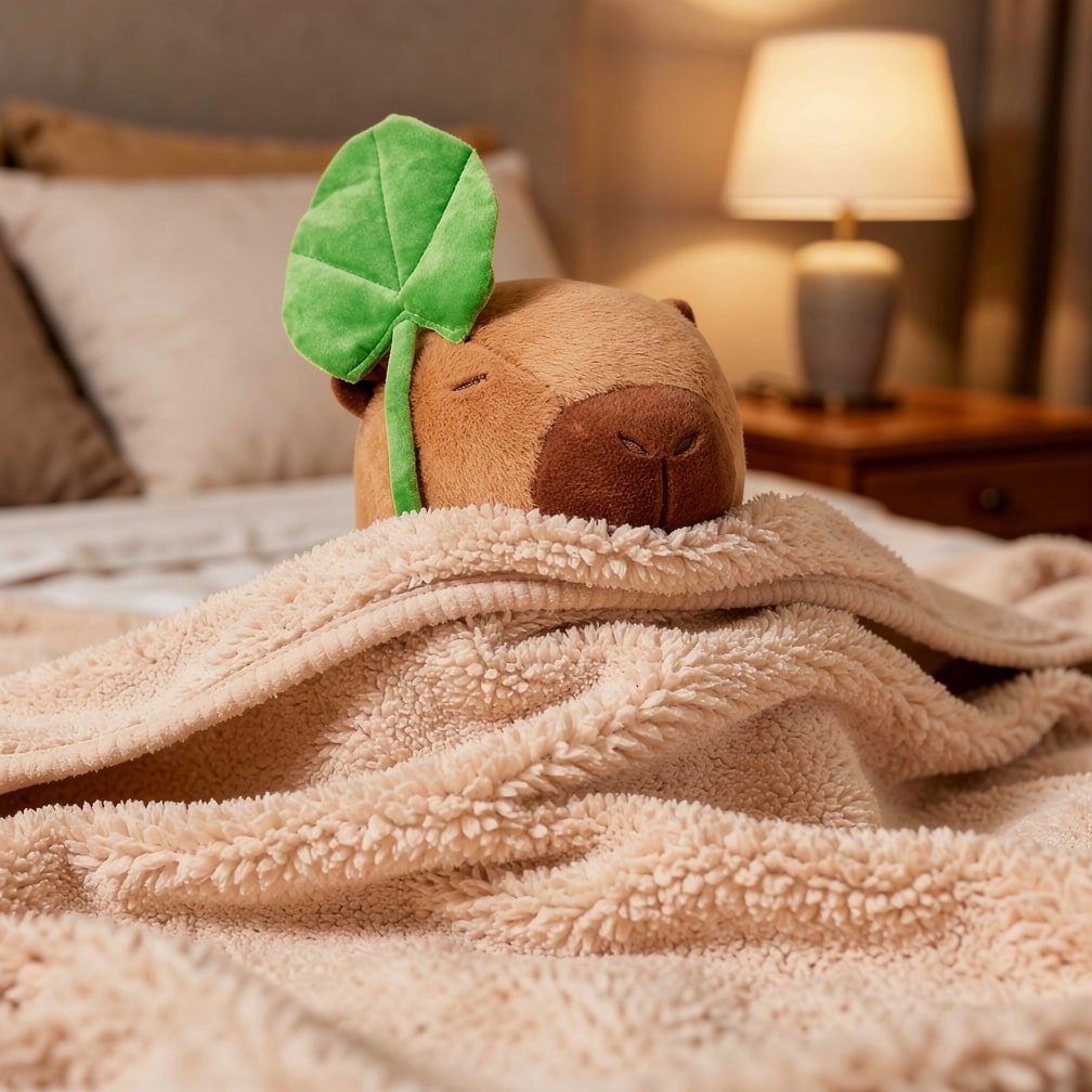 CuddleBuddy Capybara Plush Toy for All Ages