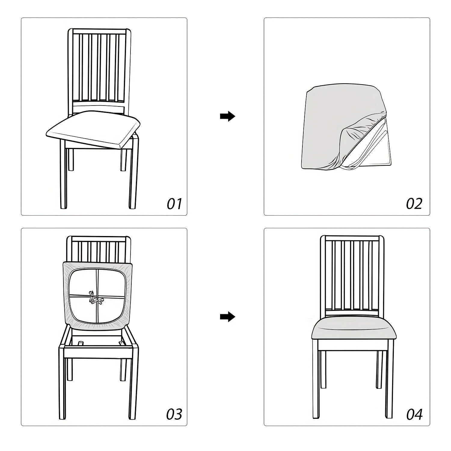 ChicShield Chair Covers – Stylish Protection for Dining Seats