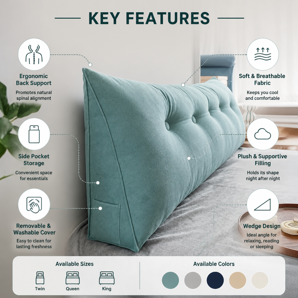 Sereneo™ Orthodesign Comfort Cushion — Melt Away Pain and Wake Up Energized Every Day