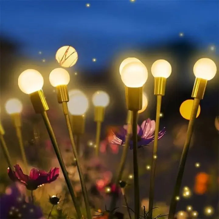 Waterproof Solar Firefly Lanterns with 6 LEDs
