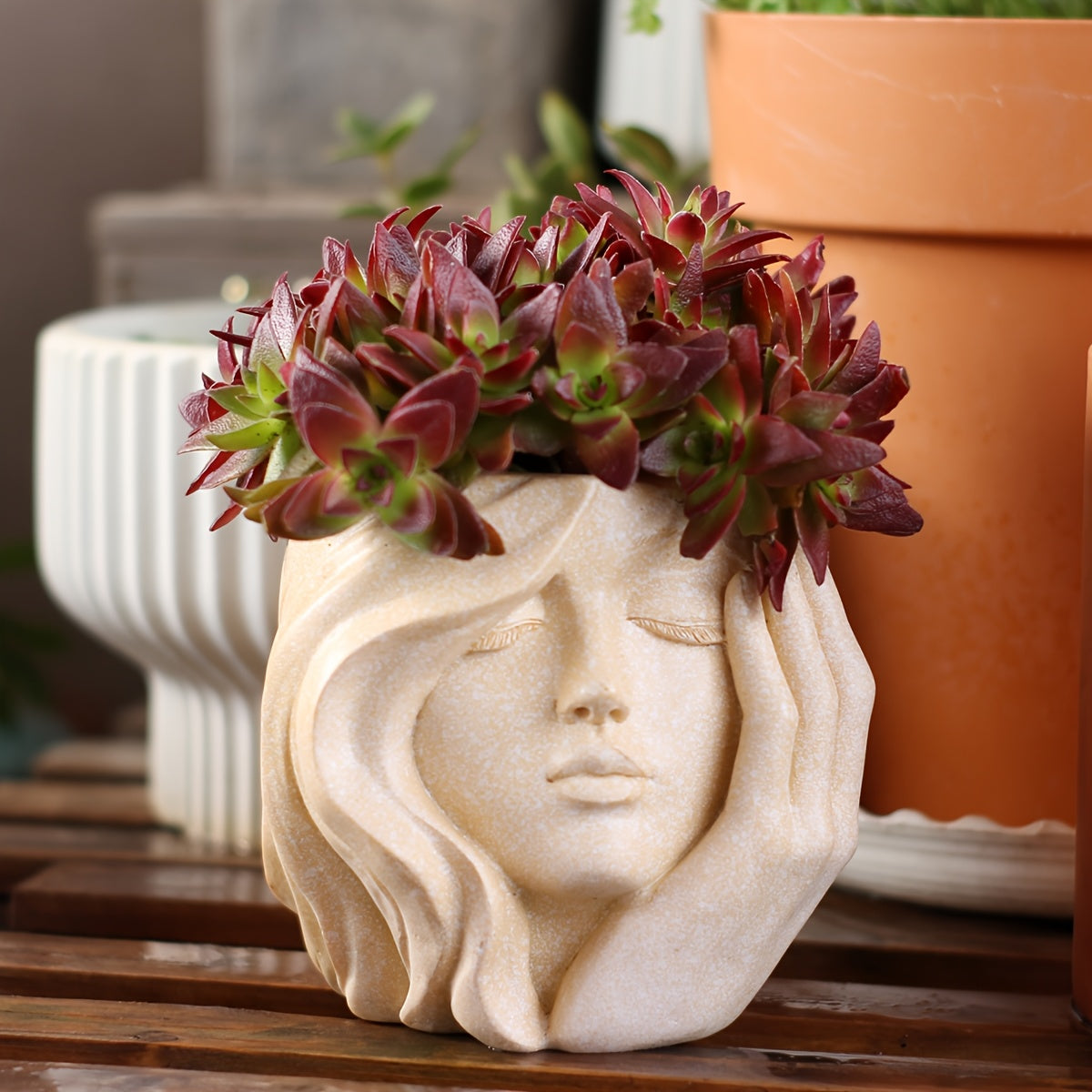 Charming Character Planter for Indoor and Outdoor Greenery