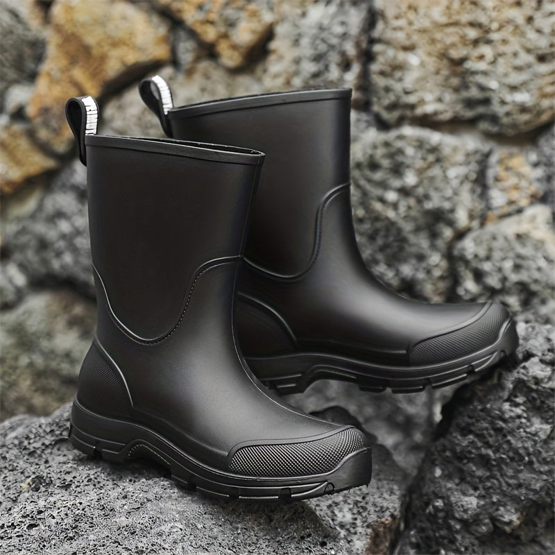 AquaGuard - Sturdy Mid-Calf Waterproof Footwear for All
