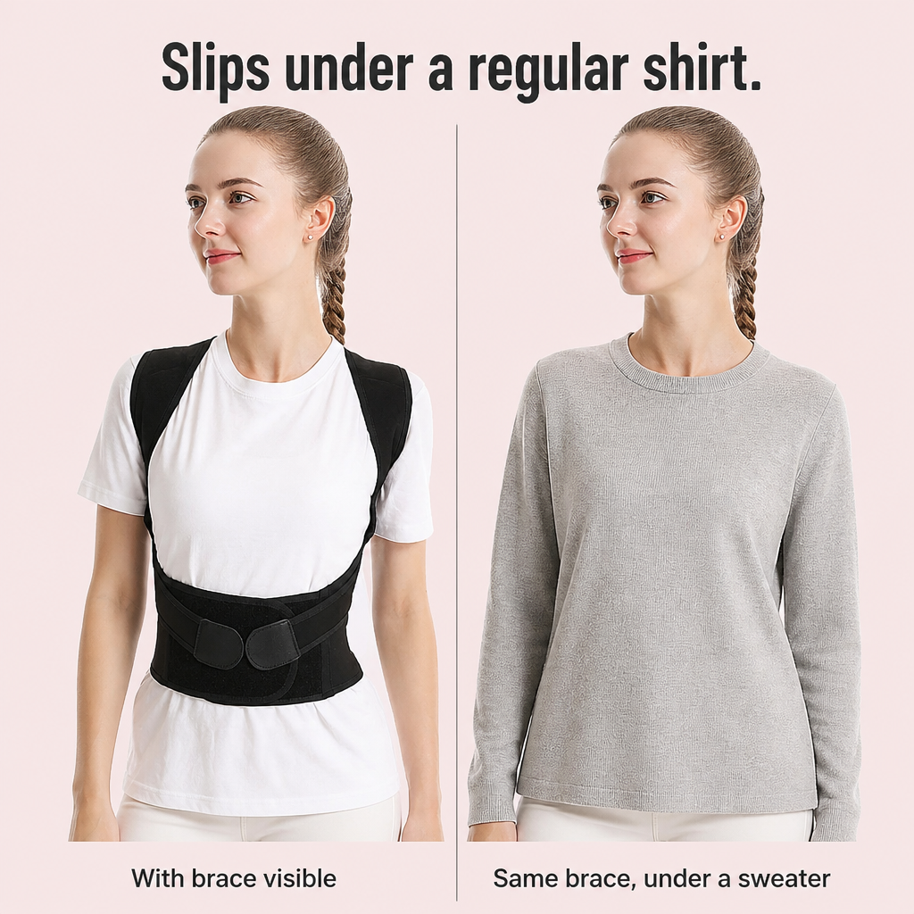 AlignPro™ — Correct Rounded Shoulders and a Stiff Lower Back with a Single Brace