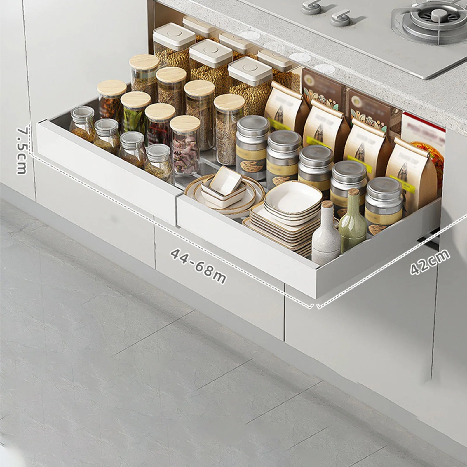 GlideNest™ — Transform Cluttered Cabinets Into Calm, Effortless Order