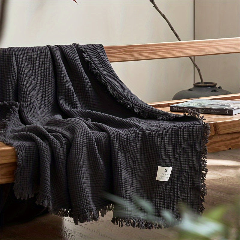 Cumulus Comfort – Lightweight 4-Layer Cotton Blanket for Everyday Relaxation