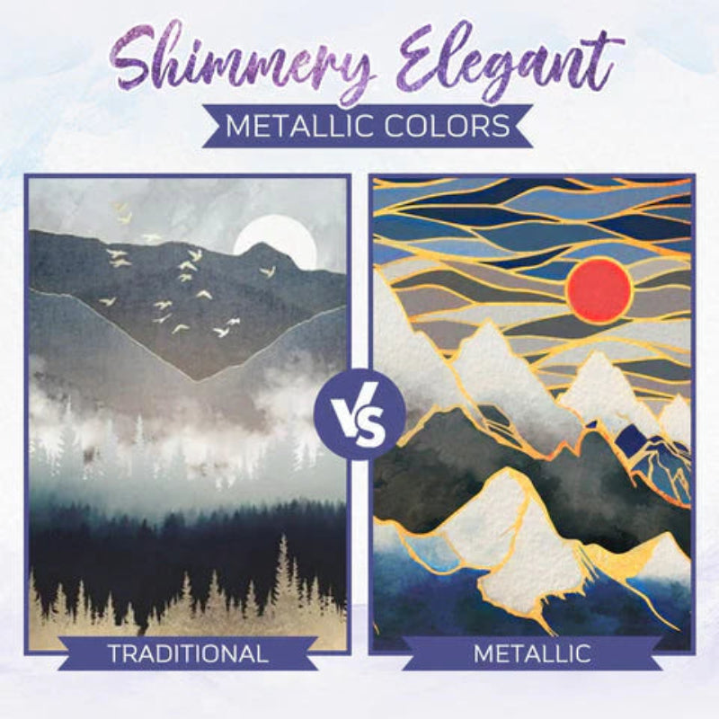 Metallic Magic™ — Ignite Your Art with Unstoppable Shine and Smooth Elegance