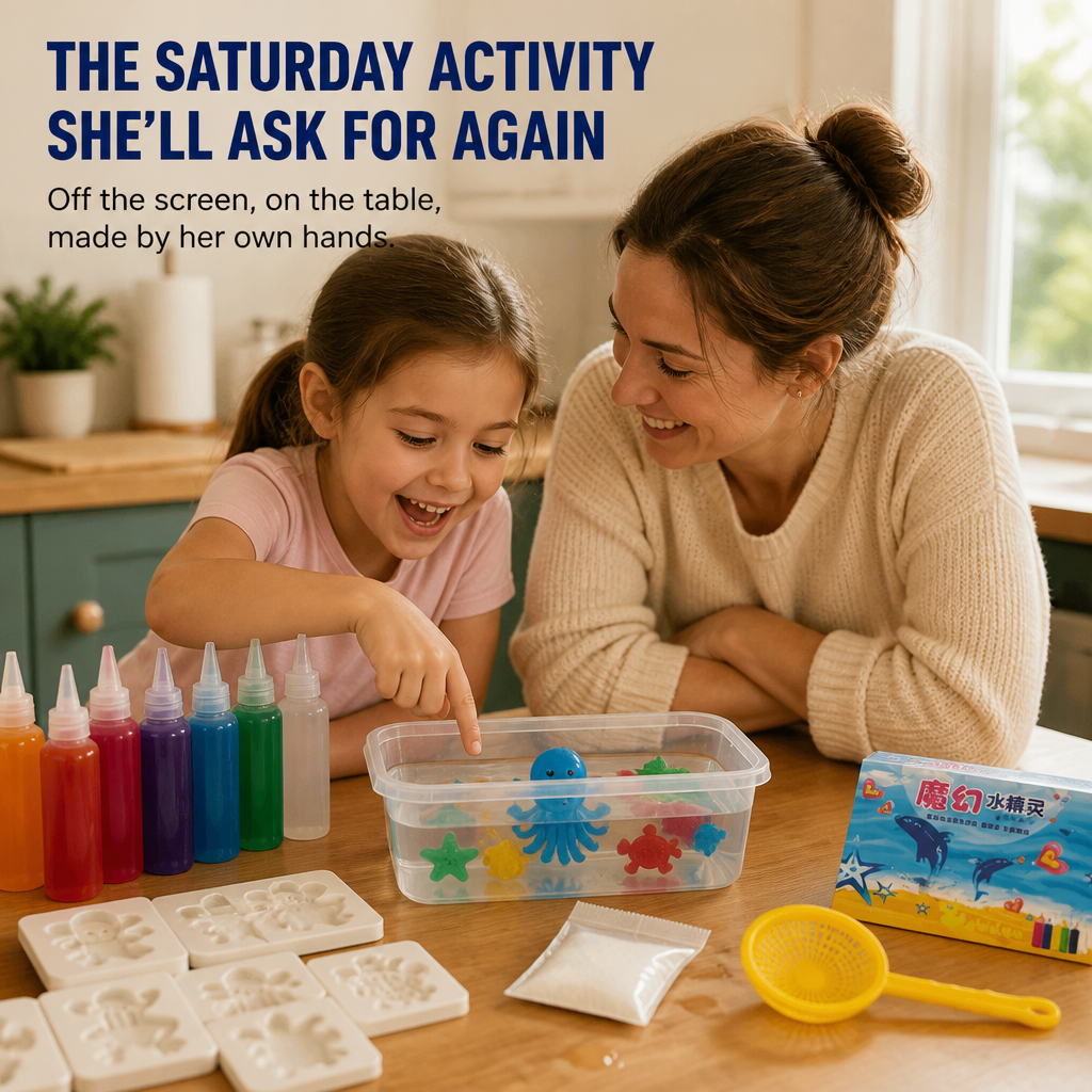 TactilGlow™ — See Colored Gel Transform Into Squishy 3D Water Critters