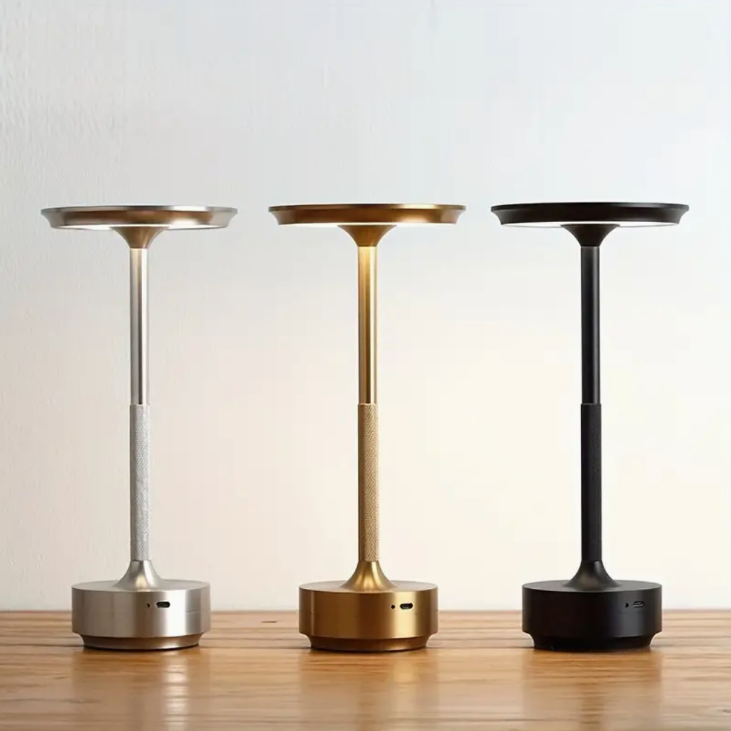 LuminaLux - Wireless Style Lamp | USB Rechargeable | Touch Activated | Table Lamp | Ambient Lighting