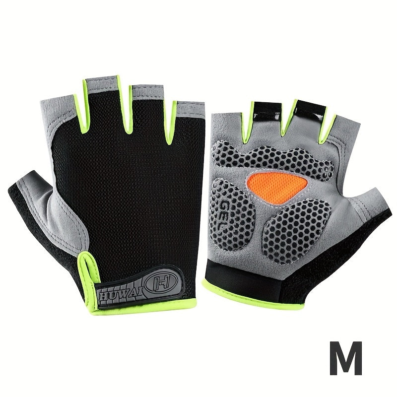 Versatile Outdoor Half Finger Gloves for Active Adventures