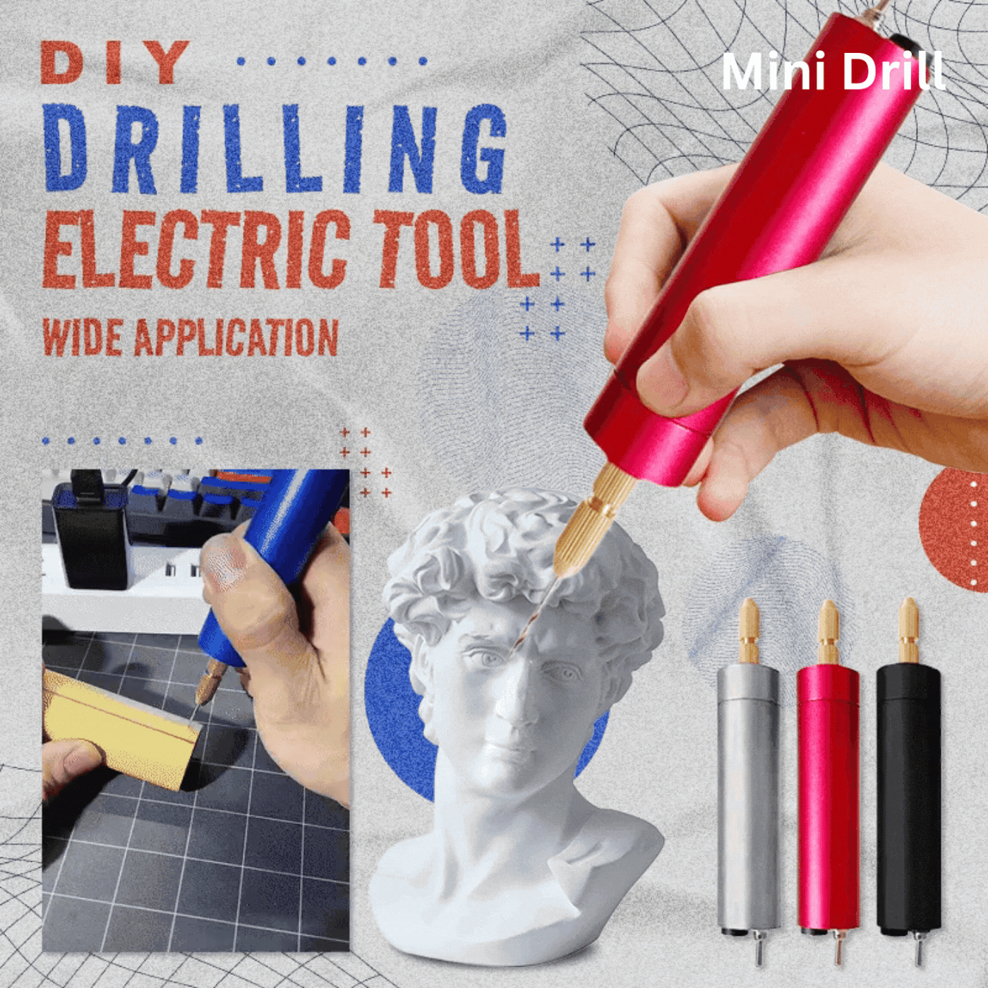 SparkPro™ Mini Drill — Effortless Power That Brings Your Crafts to Life