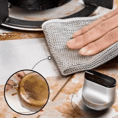 Metal Cleaning Cloths | Kitchen and Cookware Wipes | ShinePro (4 Pack)