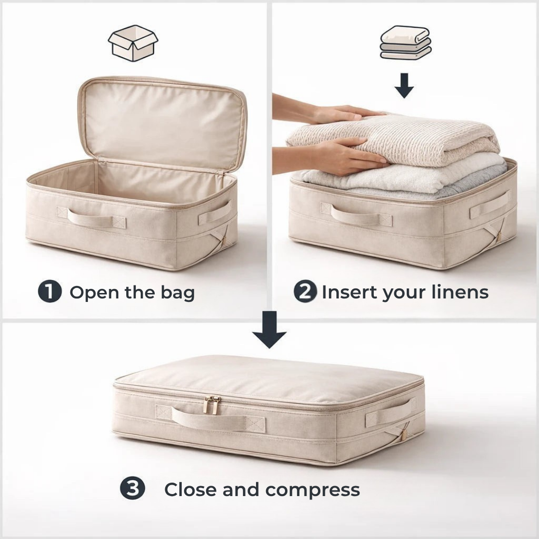SpaceSculptor™ — Unlock Hidden Space and Shield Your Bulky Belongings with Effortless Compression