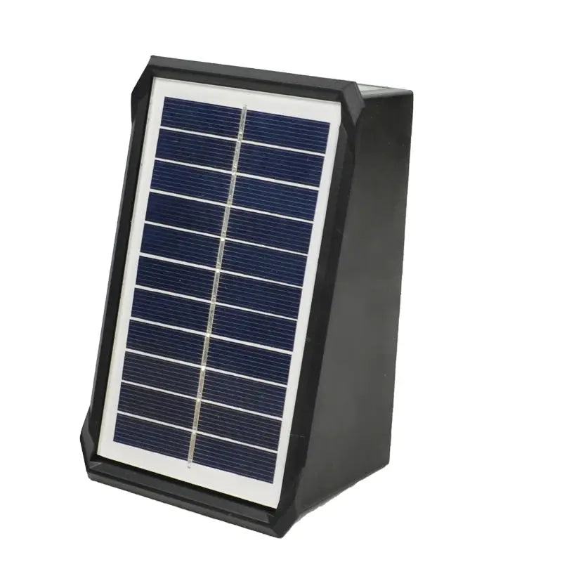 Solar Outdoor Wall Light with Warm White & RGB – Wireless and Automatic