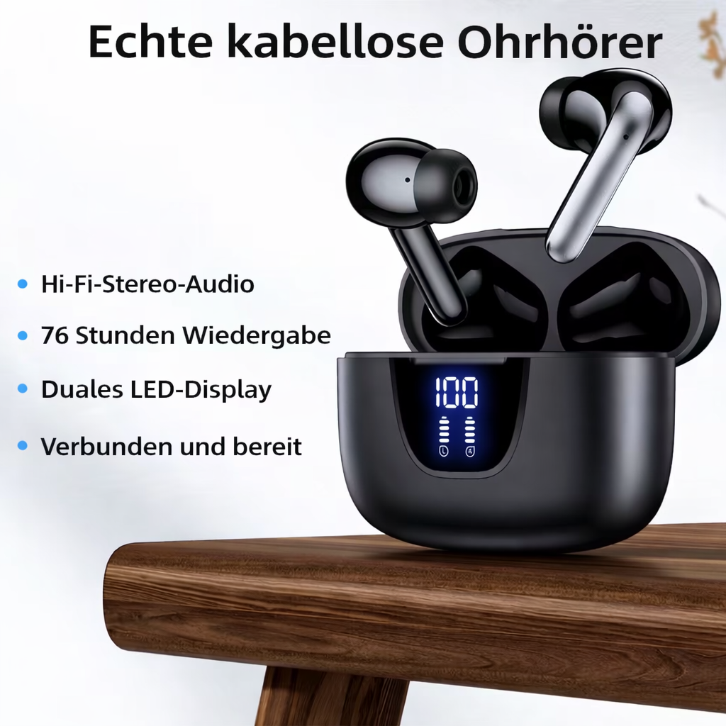 Wireless Earphones | In-Ear Headsets | Prolonged Comfort & Clear Calls | Voltiva
