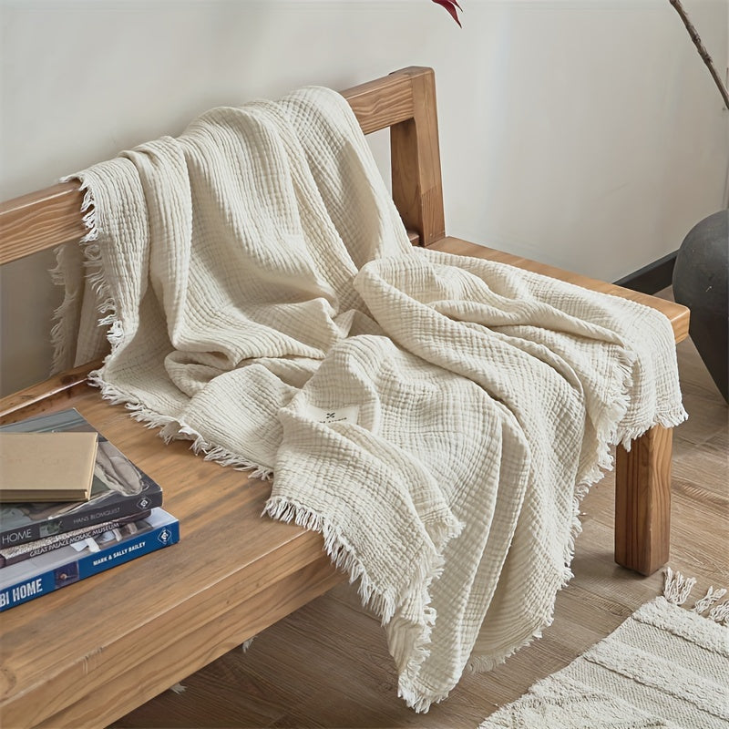 Cumulus Comfort – Lightweight 4-Layer Cotton Blanket for Everyday Relaxation